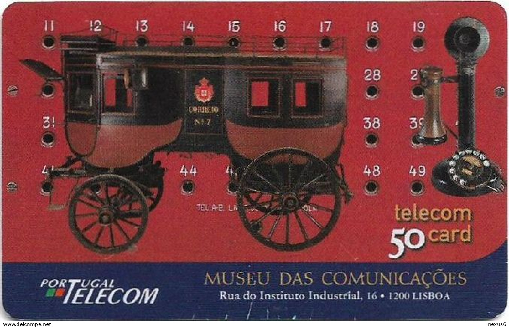 Portugal - PT (Chip) - Museu Das Comunicações - PT185 - 01.1998, 50U, 11.500ex, Used - Portugal