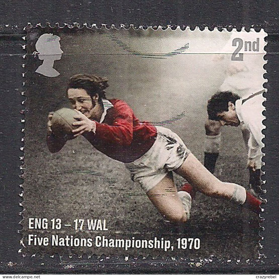 GB 2021 QE2 2nd Rugby Union Five Nations Championships 1970 SG 4598 ( C69 ) - Used Stamps