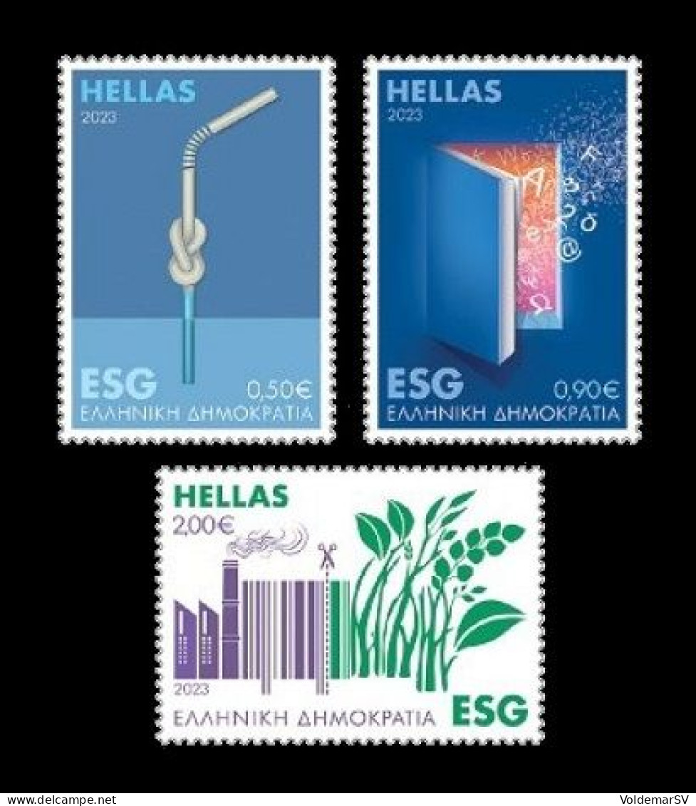 Greece 2023 Mih. 3180/82 Sustainable Development MNH ** - Unused Stamps