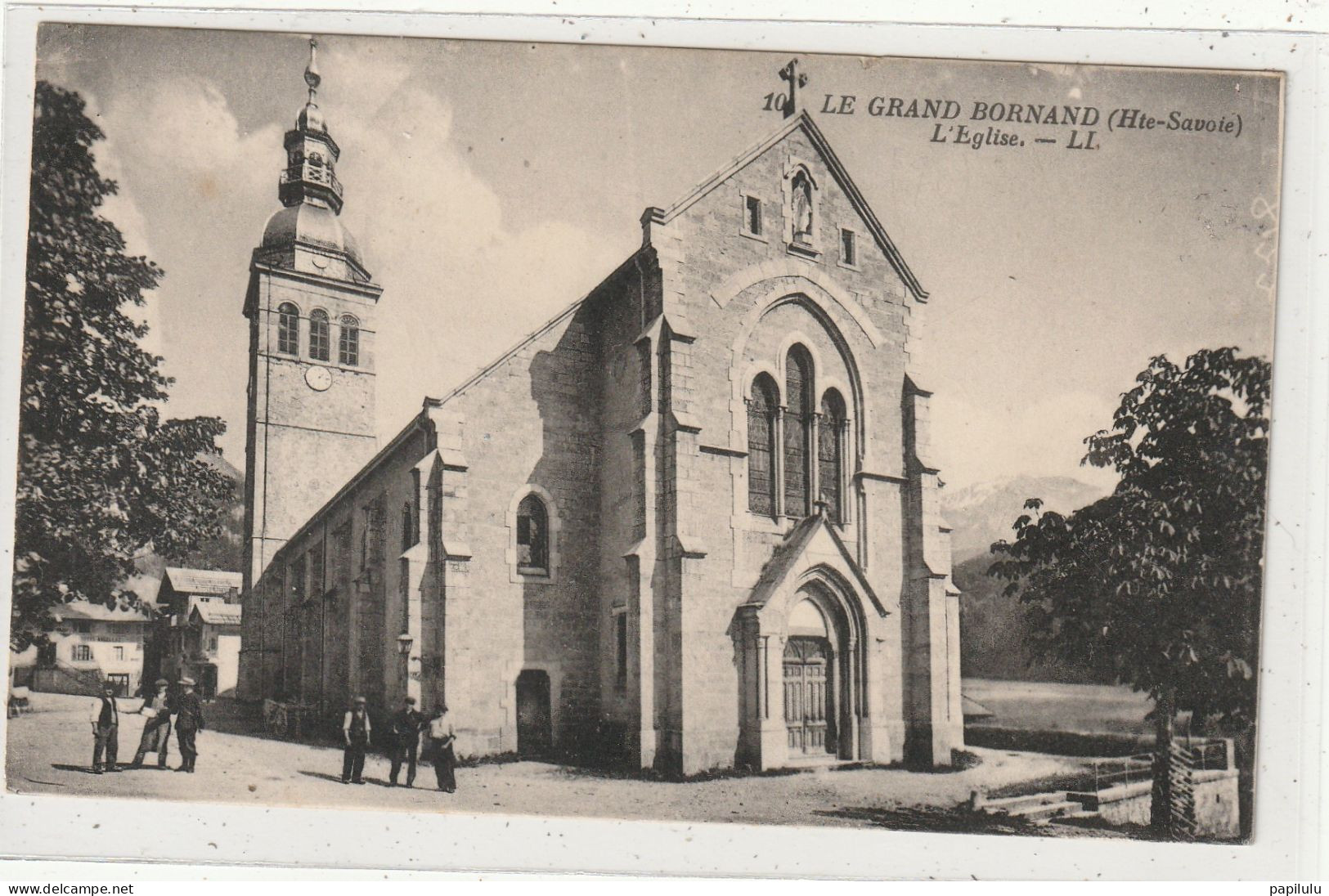 159 DEPT 74 : édit. L L N° 10 : Le Grand Bornand L'église - Le Grand Bornand