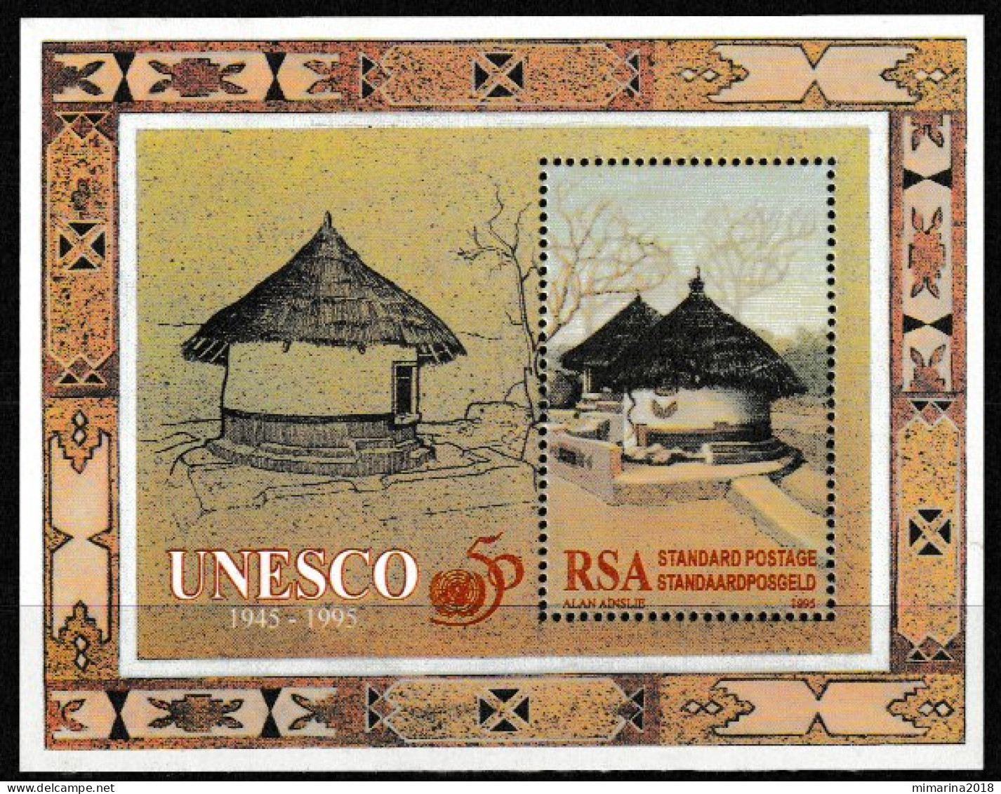 RSA  SOUTH AFRICA  MNH  1995  "UNESCO" - Unused Stamps