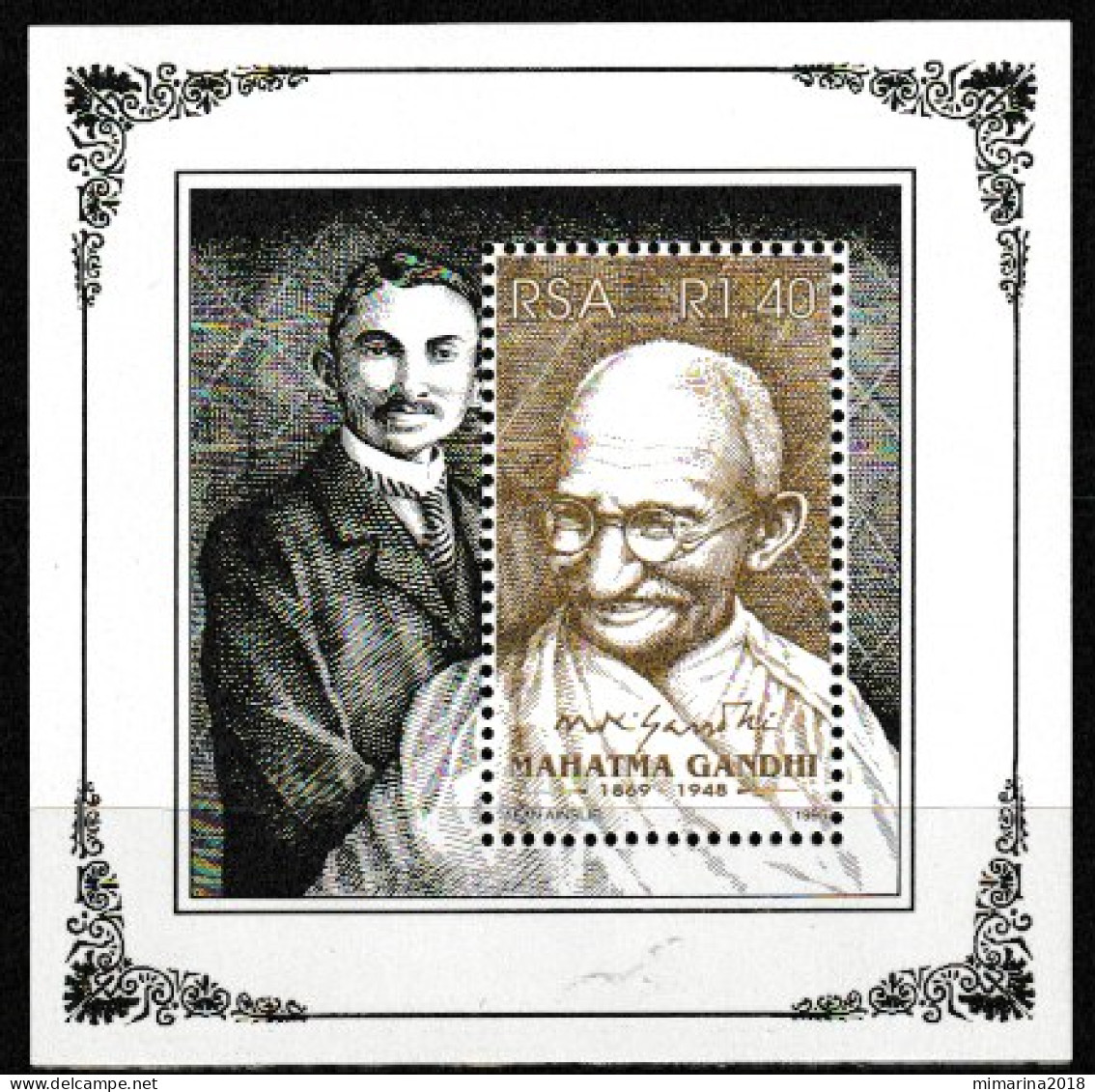 RSA  SOUTH AFRICA  MNH  1995  "GHANDI" - Unused Stamps