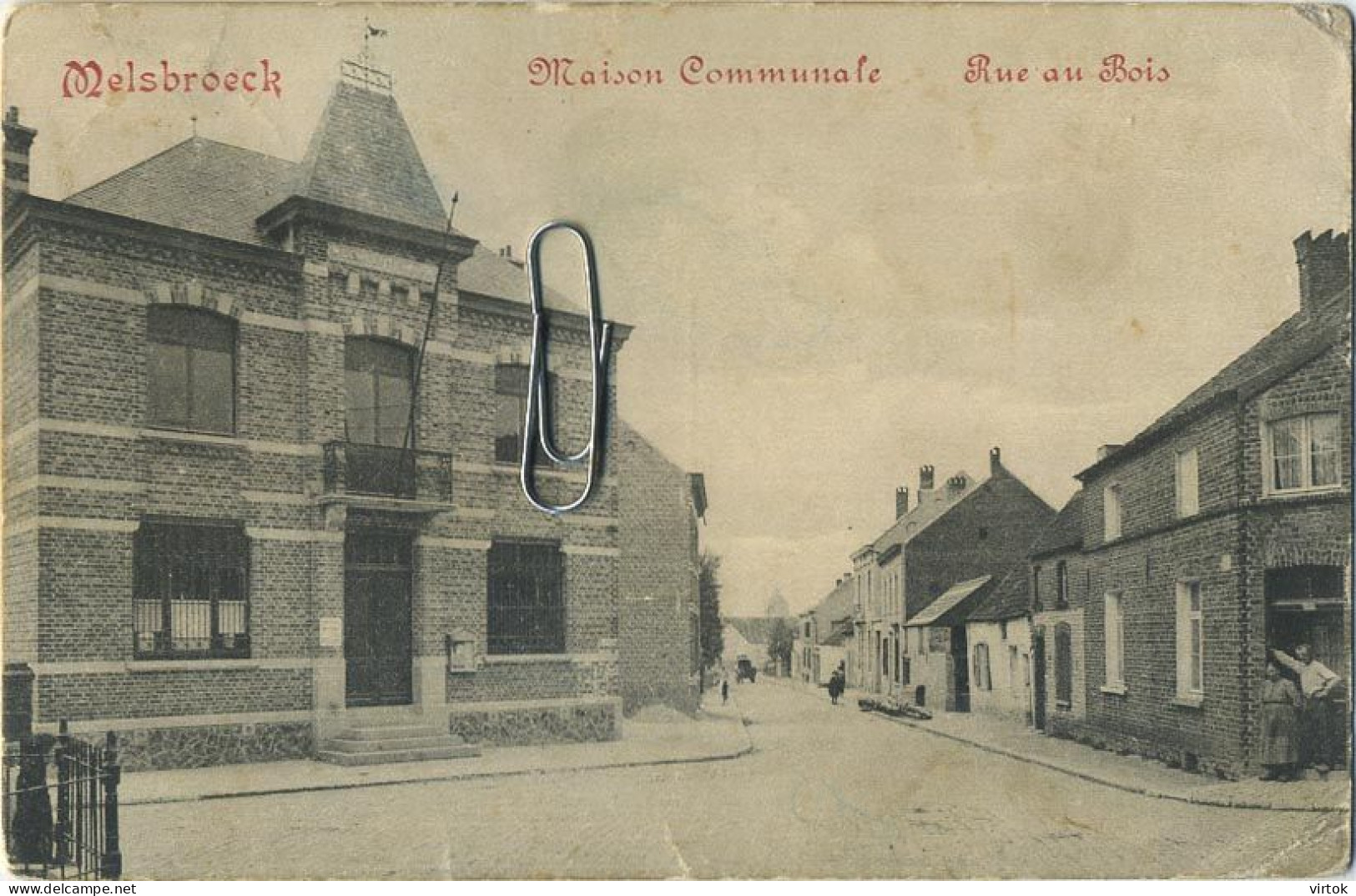 Melsbroek :    Maison Communale  --  Rue Au Bois - Steenokkerzeel