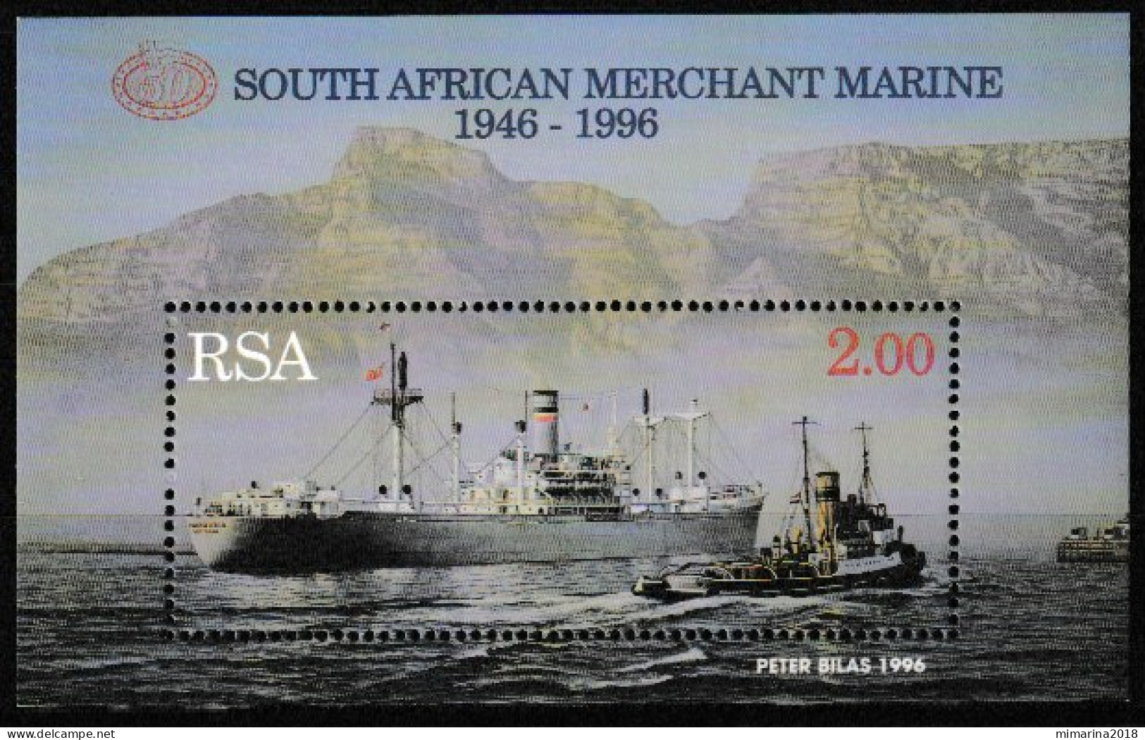 RSA  SOUTH AFRICA  MNH  1996  "MERCHANT MARINE" - Nuevos