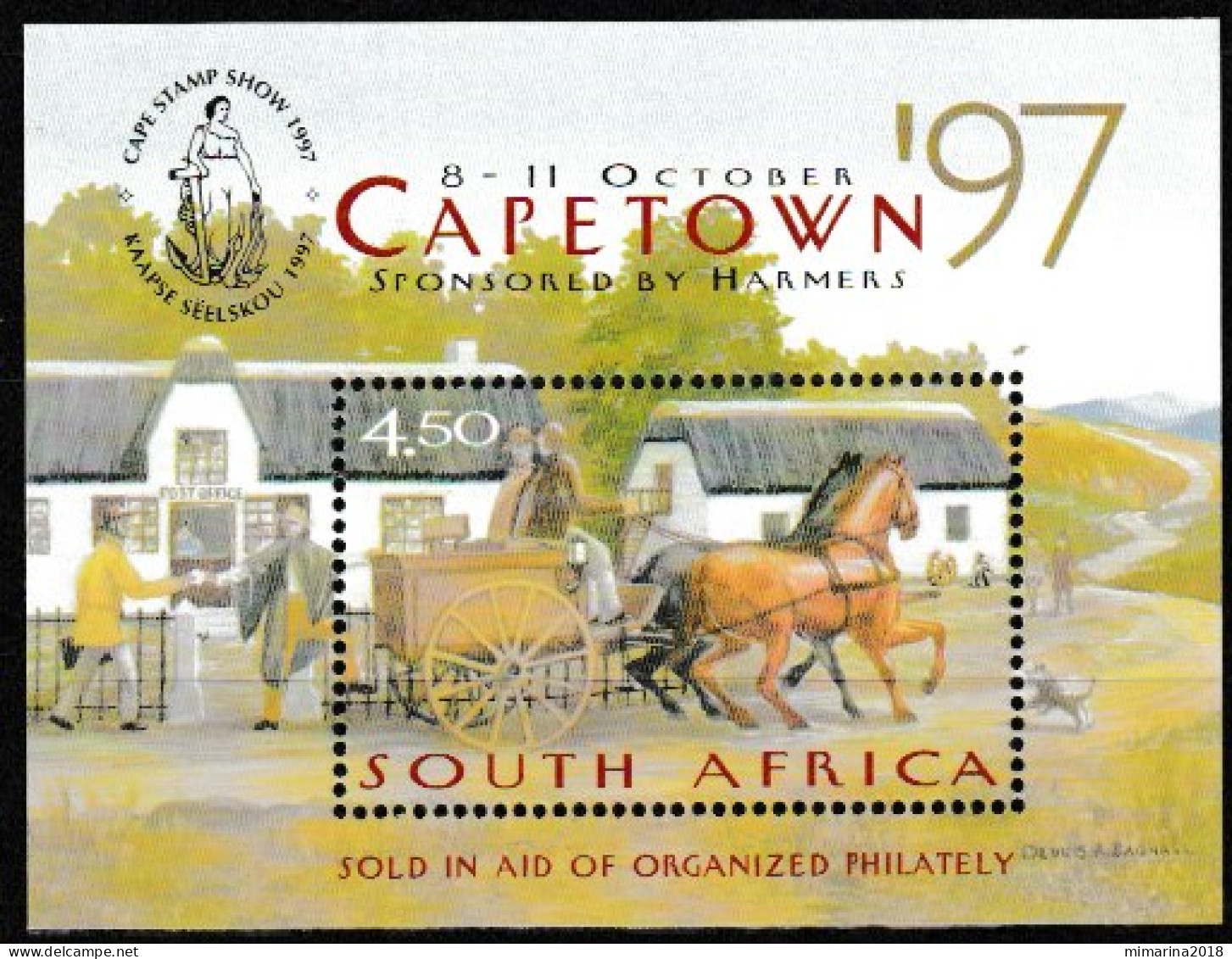 RSA  SOUTH AFRICA  MNH  1997  "CAPETOWN" - Ongebruikt