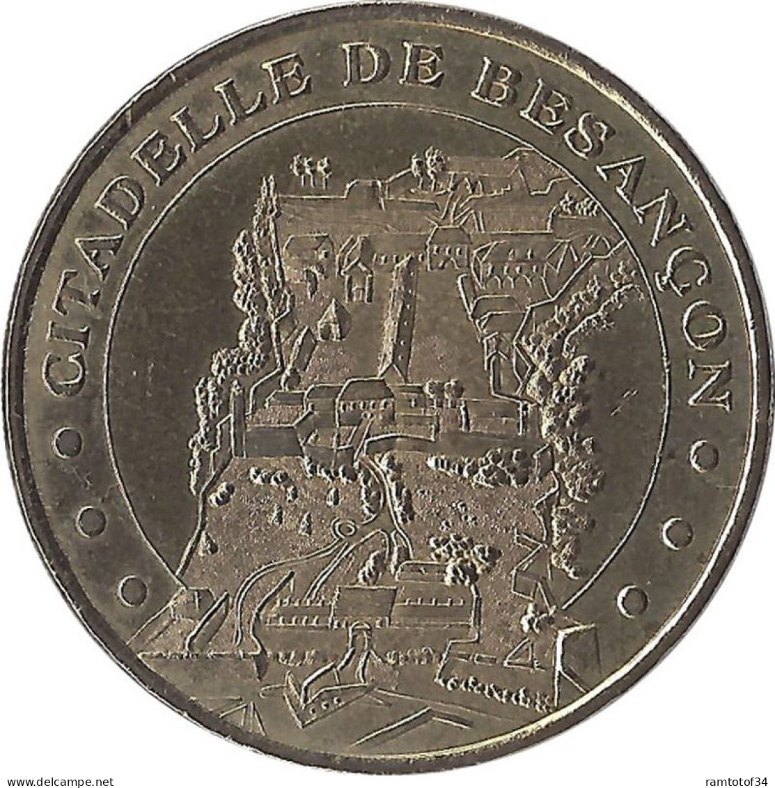 2004 MDP140 - BESANÇON - La Citadelle De Besançon 3 (Face Cerclée) / MONNAIE DE PARIS - 2004