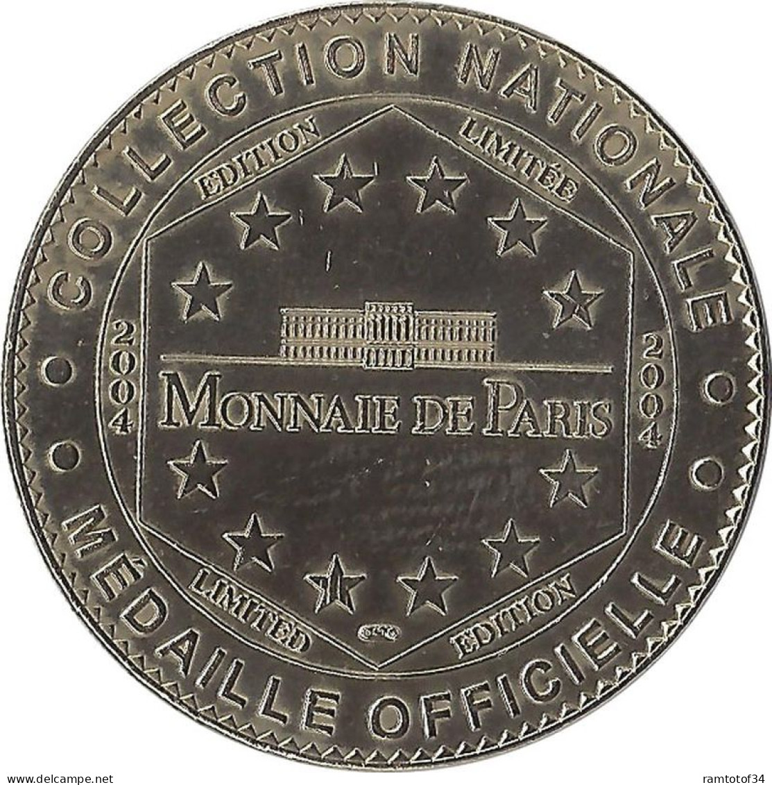 2004 MDP140 - BESANÇON - La Citadelle De Besançon 3 (Face Cerclée) / MONNAIE DE PARIS - 2004