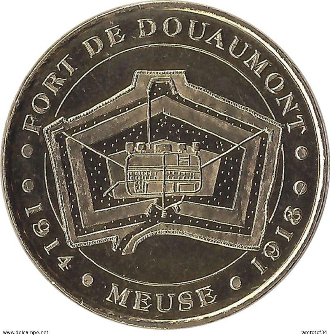 2004 MDP152 - DOUAUMONT - Fort De Douaumont (1914 Meuse 1918) / MONNAIE DE PARIS - 2004