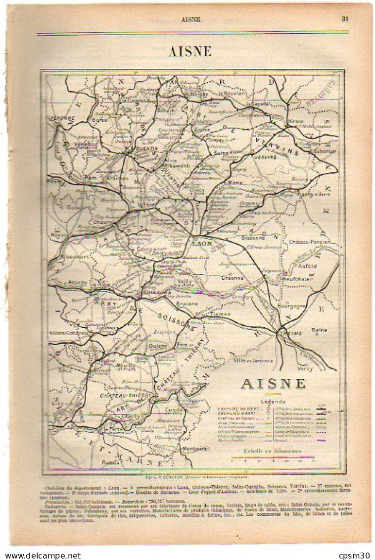 ANNUAIRE - 02 - Département Aisne - Année 1900 - édition Didot-Bottin - 51 Pages - Directorios Telefónicos