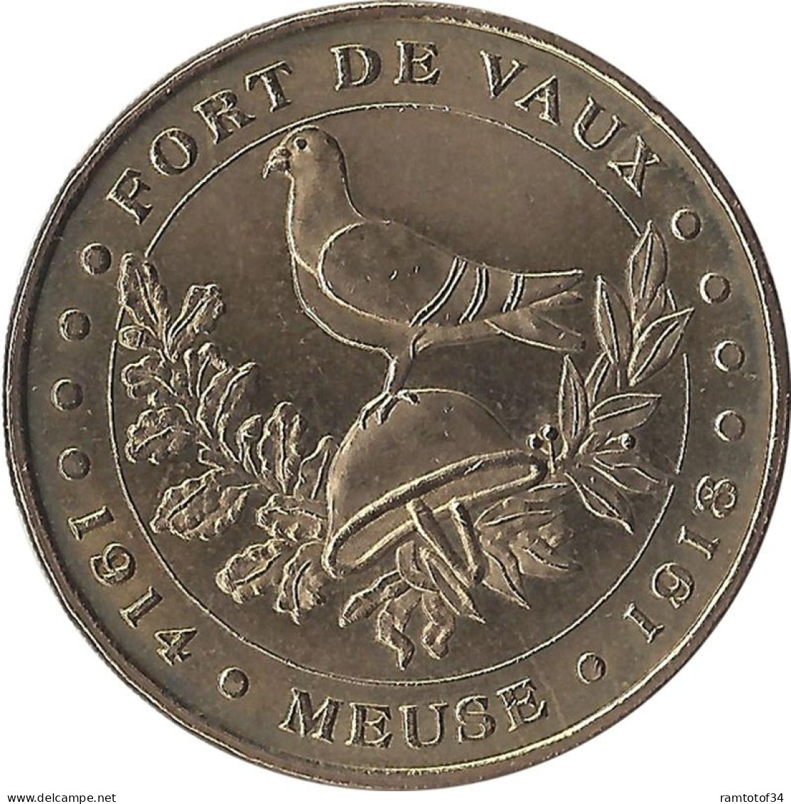 2004 MDP131 - VAUX-DEVANT DAMLOUP - Fort De Vaux (1914 Meuse 1918) / MONNAIE DE PARIS - 2004