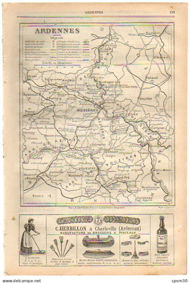 ANNUAIRE - 08 - Département Ardennes - Année 1900 - édition Didot-Bottin - 21 Pages - Annuaires Téléphoniques