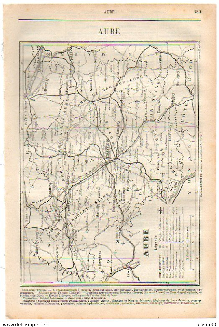 ANNUAIRE - 10 - Département Aube - Année 1900 - édition Didot-Bottin - 30 Pages - Annuaires Téléphoniques