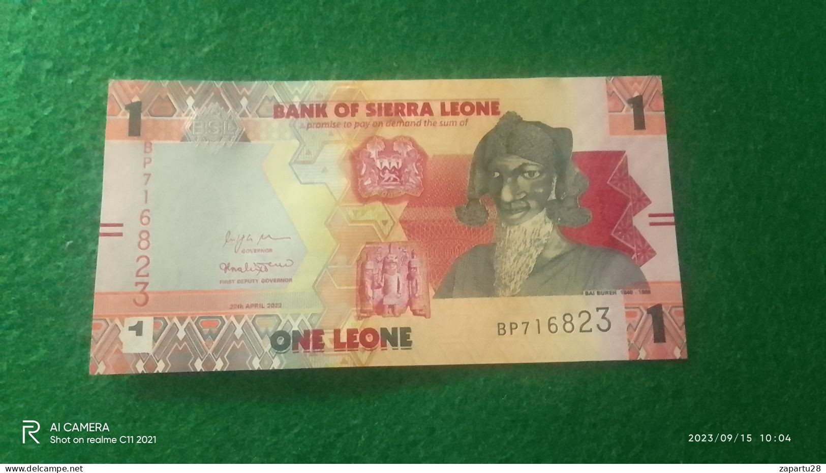 SİERRA LEONE-     1     LEONE       UNC - Sierra Leone