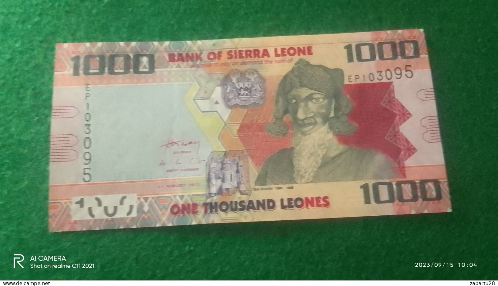SİERRA LEONE-     1000     LEONE       UNC - Sierra Leona