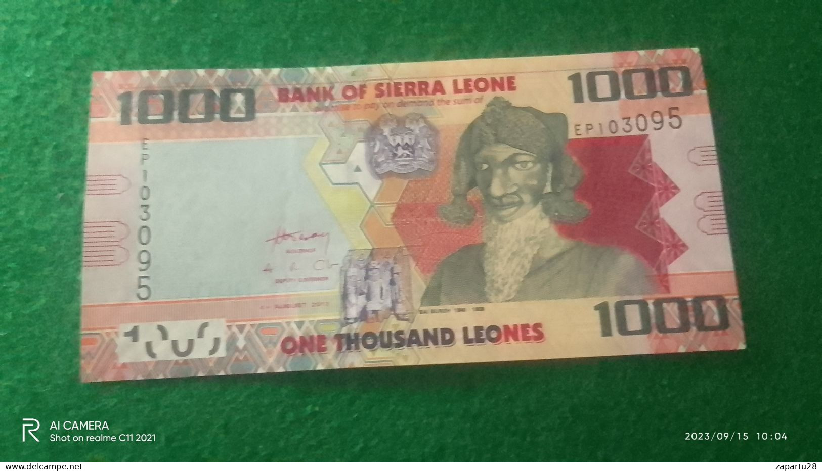 SİERRA LEONE-     1000     LEONE       UNC - Sierra Leone