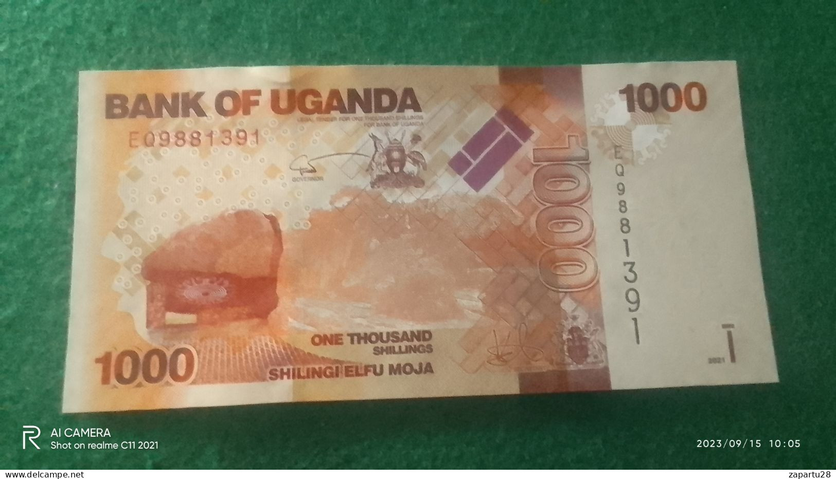 UGANDA-     1000     SHİLLİNGS       UNC - Sierra Leone