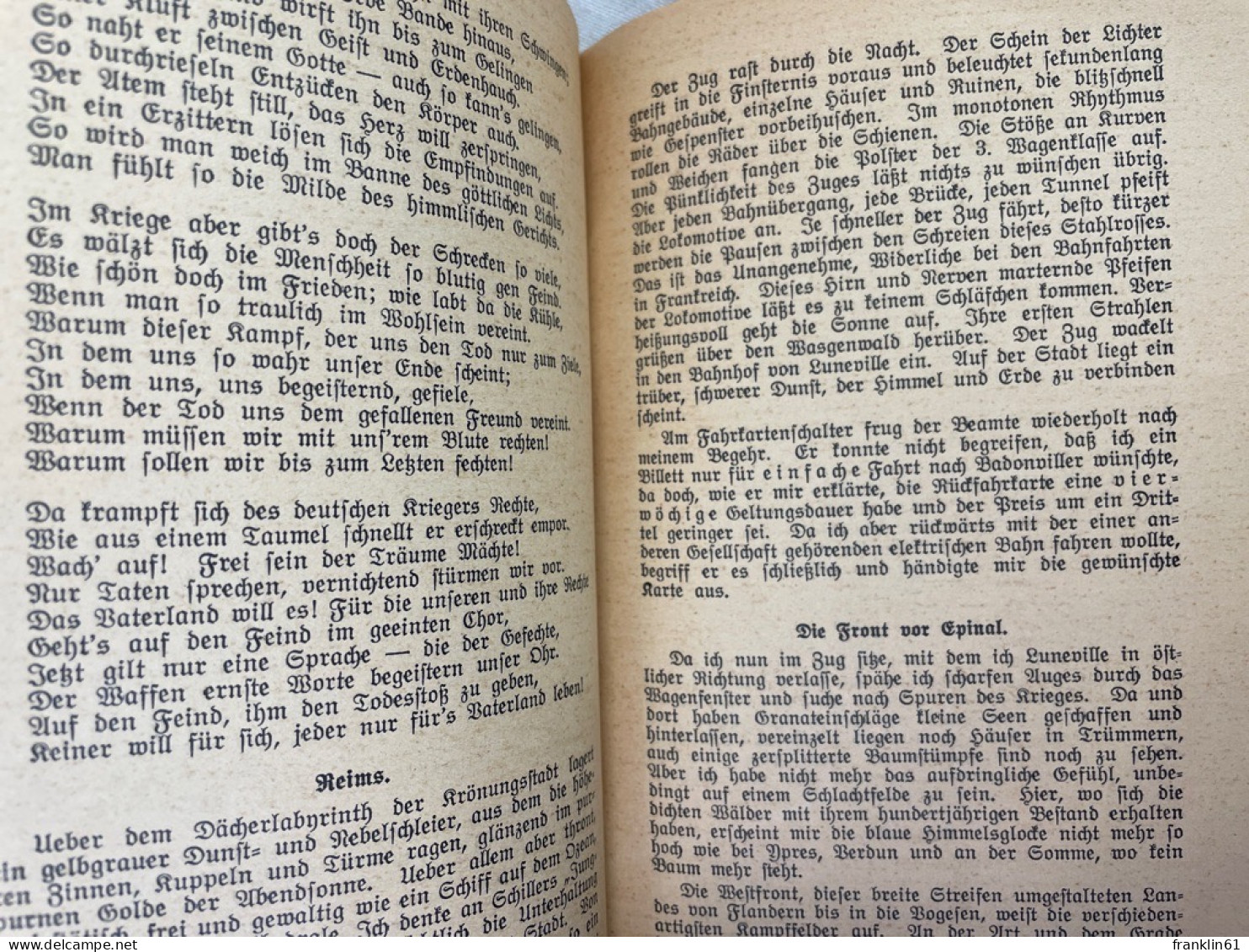 Auf Deutschen Schlachtfeldern In Frakreich. - 5. World Wars