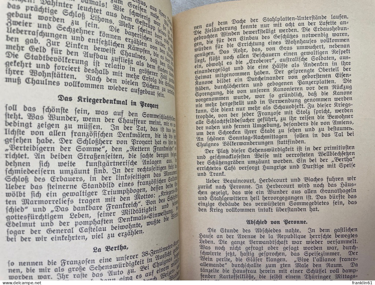 Auf Deutschen Schlachtfeldern In Frakreich. - 5. World Wars