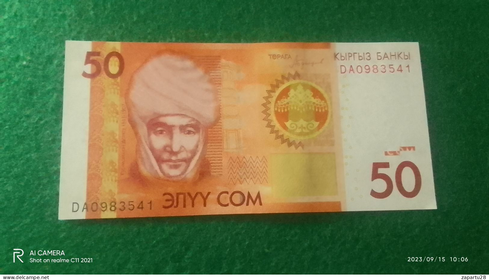 KIRGİKİSTAN-     50    SOM      UNC - Kirghizistan