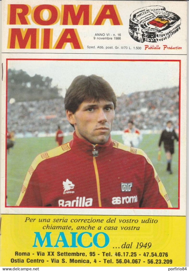 LOTTO 6 RIVISTE RARE ROMA MIA DEGLI ANNI 80 - COLLEZIONISMO CALCIO - VINTAGE - - Sports