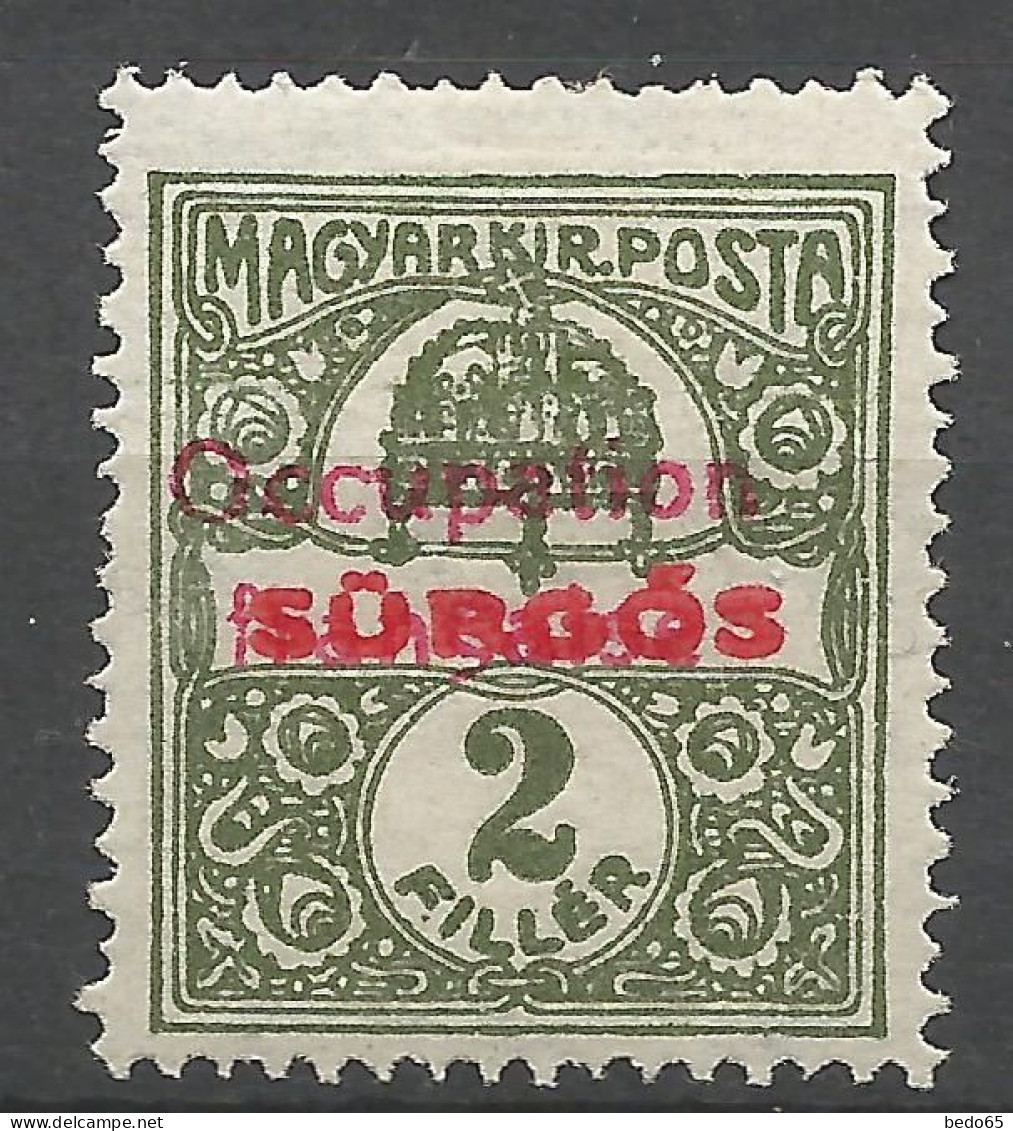 HONGRIE ARAD N° 44 NEUF*  CHARNIERE  / Hinge  / MH - Unused Stamps
