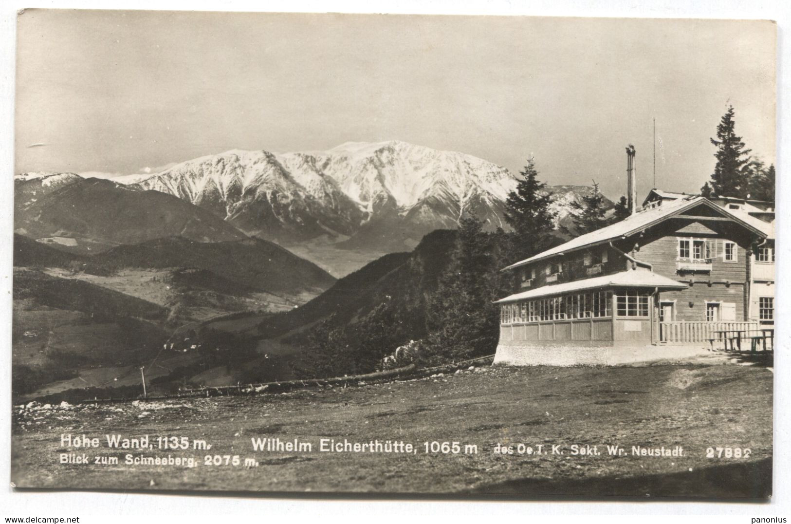 HOHE WAND SCHNEEBERG  AUSTRIA - Schneeberggebiet