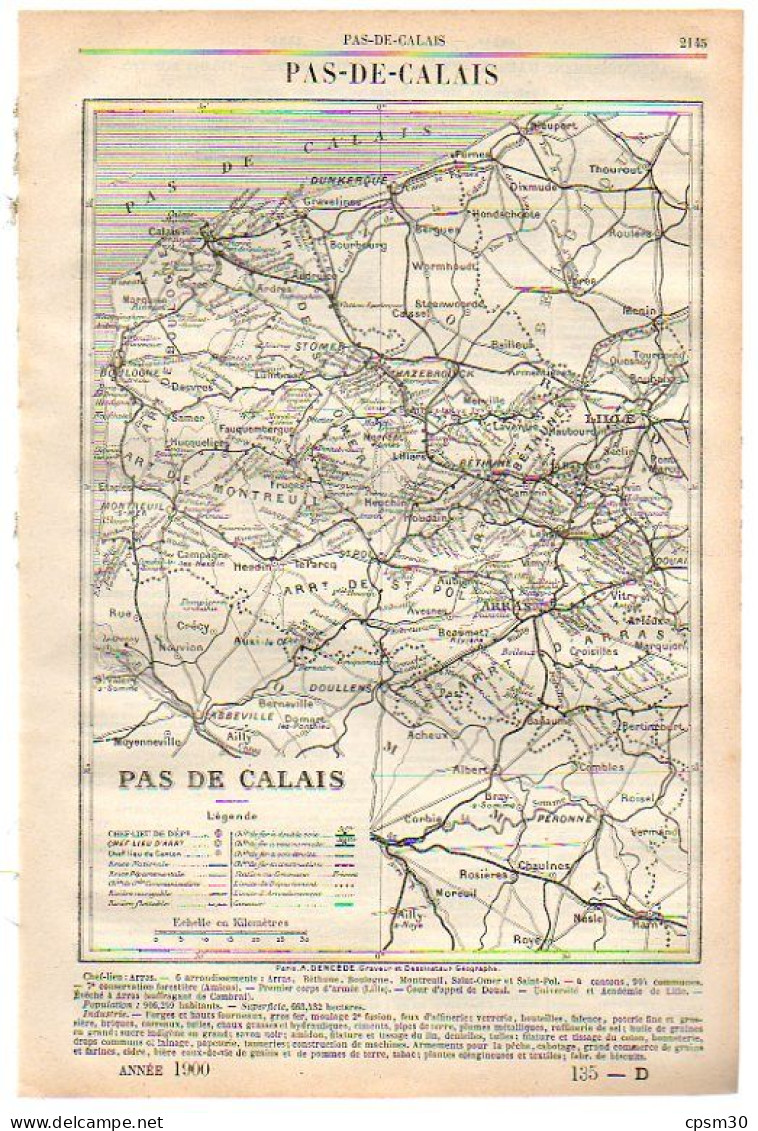 ANNUAIRE - 62 - Département Pas De Calais - Année 1900 - édition Didot-Bottin - 80 Pages - Annuaires Téléphoniques