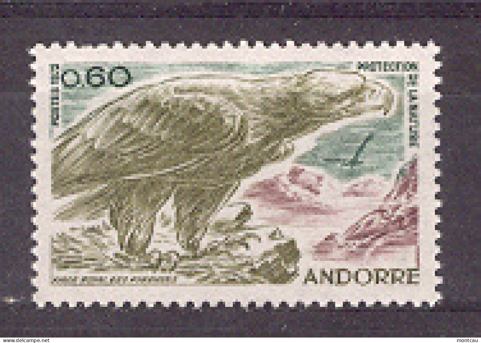 Andorra -Franc 1972 Aguila. Y=219 E=240 (**) - Aigles & Rapaces Diurnes
