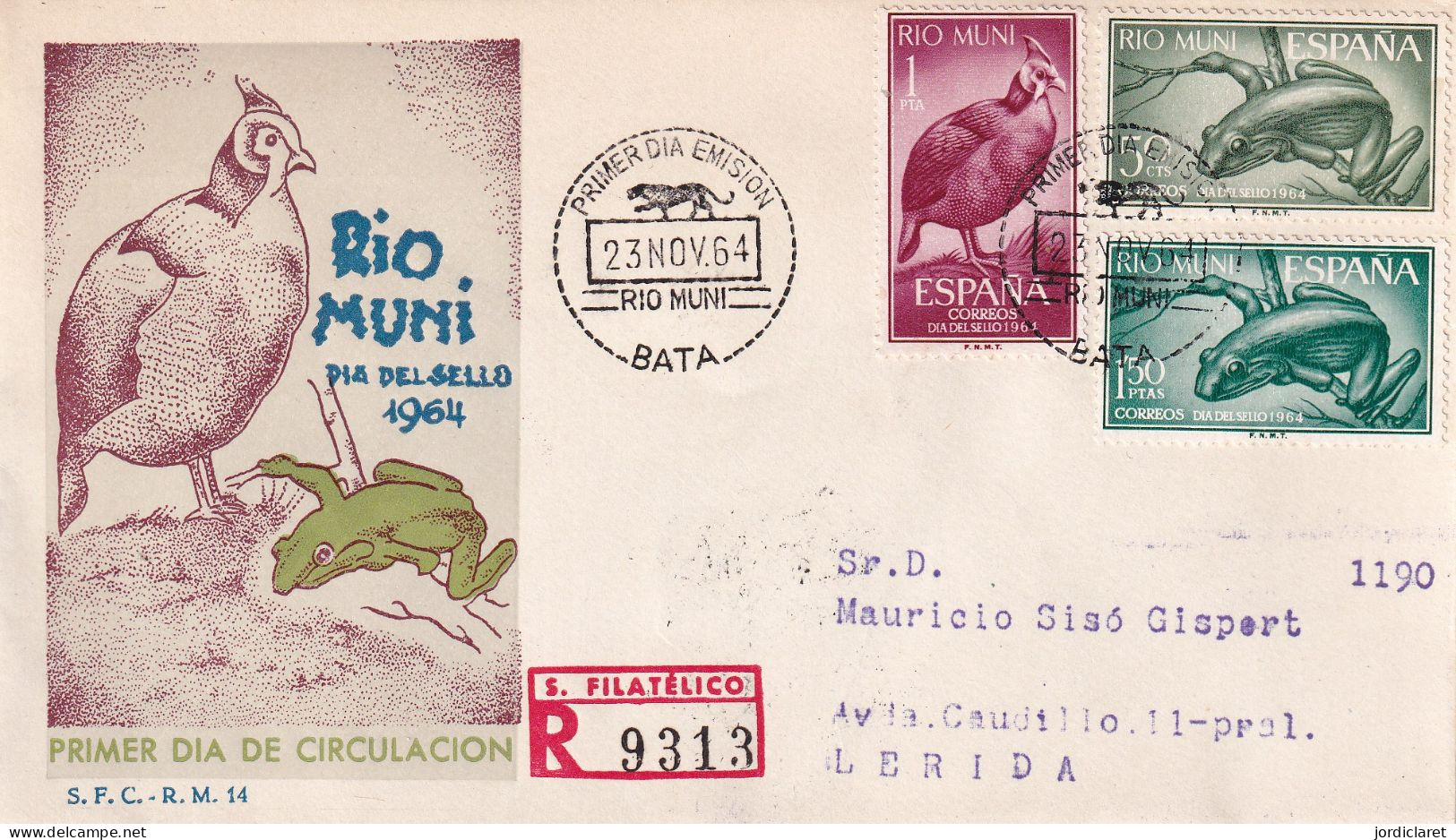 FDC 1964 - Rio Muni