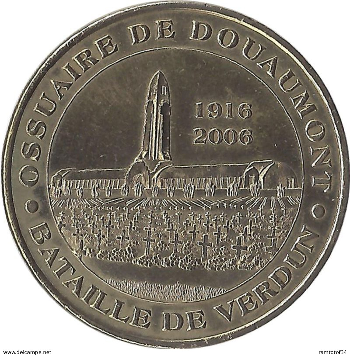 2005 MDP215 - DOUAUMONT - Ossuaire De Douaumont 2 (bataille De Verdun) / MONNAIE DE PARIS - 2005