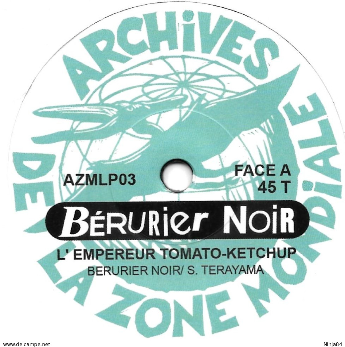 SP 45 RPM (7) Bérurier Noir  "  L'empereur Tomato-ketchup  " - Punk