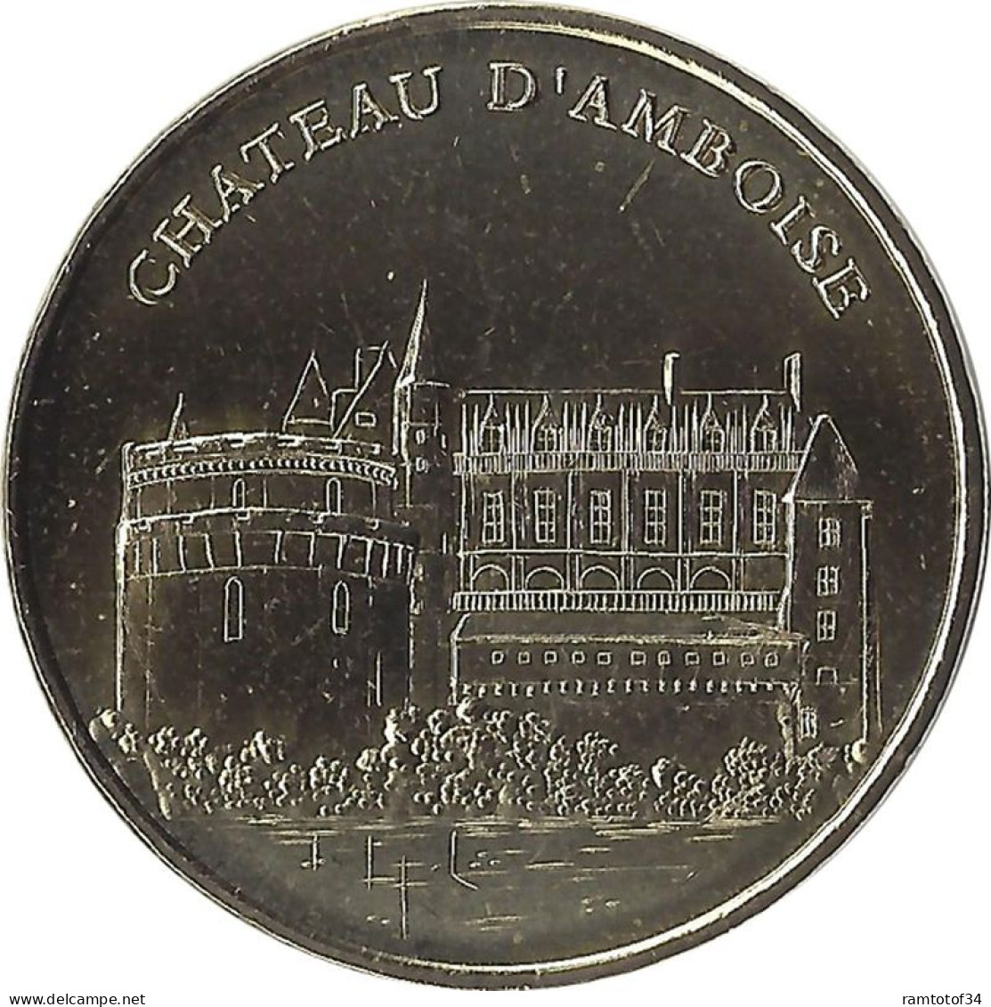 2005 MDP123 - AMBOISE - Le Château D'Amboise 1 ( Face Simple) / MONNAIE DE PARIS - 2005