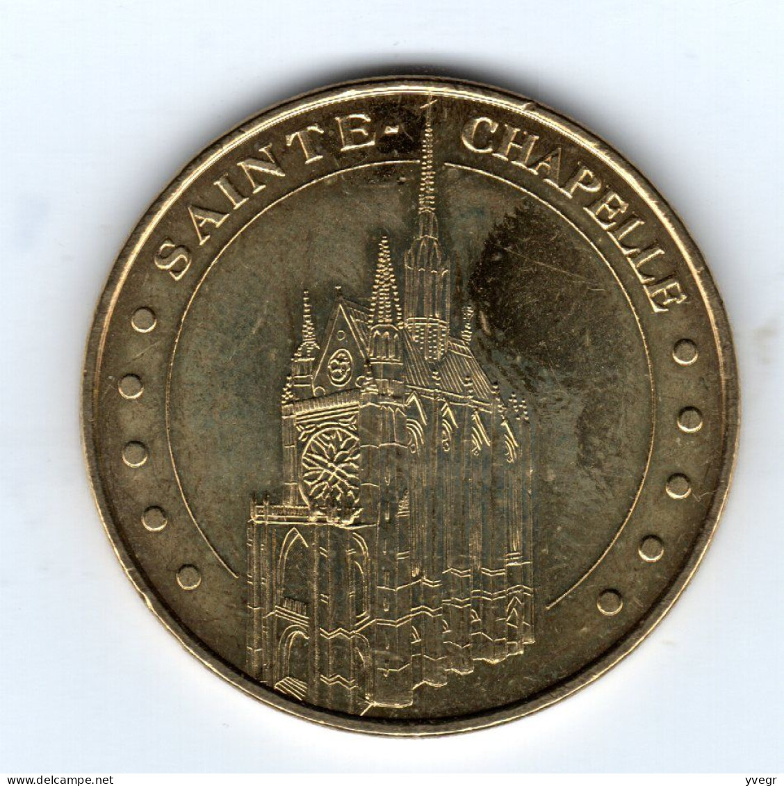 Jeton - Médaille Touristique De La Monnaie De Paris (75) Paris - Sainte Chapelle N°2  2015 - 2015