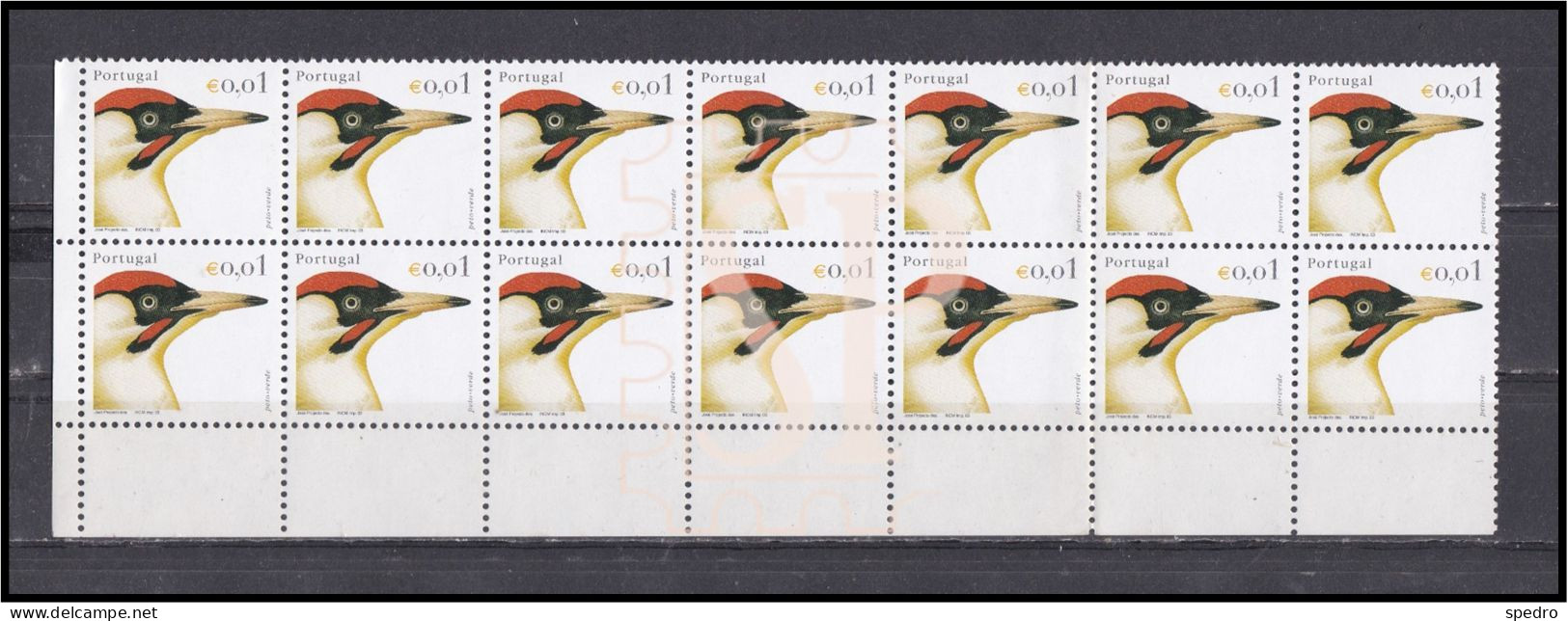 Portugal 2003 Aves Peto-verde Picus Viridis Woodpecker Bird Oiseaux Specht Pic Pájaro Carpintero Hackspett Faune Fauna - Full Sheets & Multiples