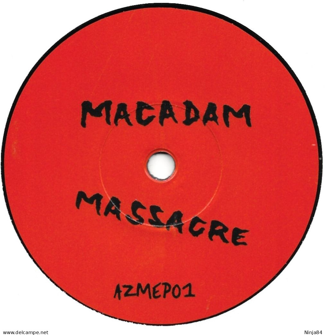 SP 45 RPM (7) Bérurier Noir   "  Macadam Massacre  " - Punk