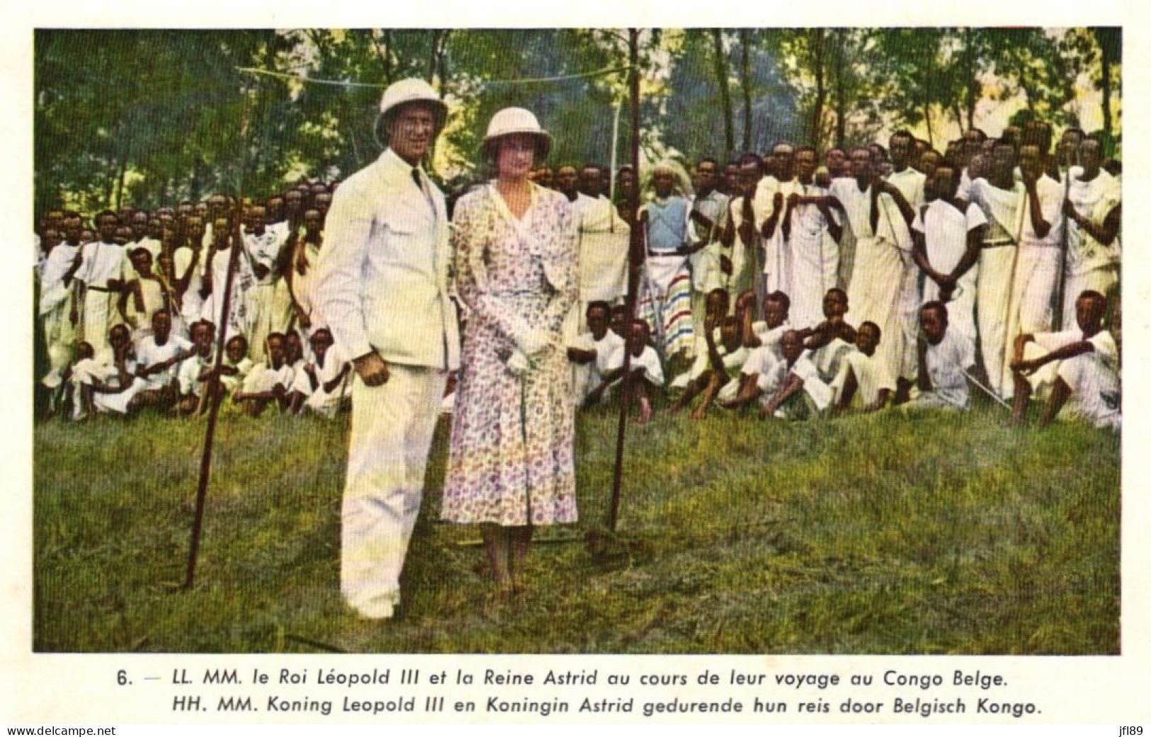 Belgique > Bruxelles > Personnages Célèbres - Le Roi Léopold Iii Et La Reine Astrid Au Congo Belge - 13023 - Personaggi Famosi