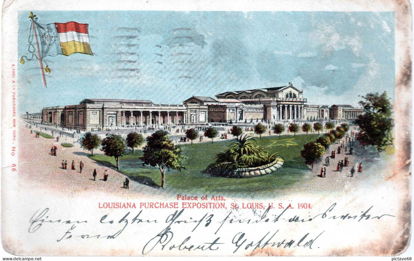 USA-ST LOUIS- PALACE OF ARTS- LOUISIANA PURCHASE EXPOSITION 1904 - St Louis – Missouri