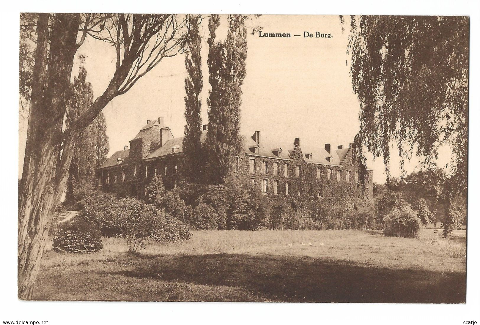 Château De Lummen.  -   1937  Naar   Etterbeek - Lummen