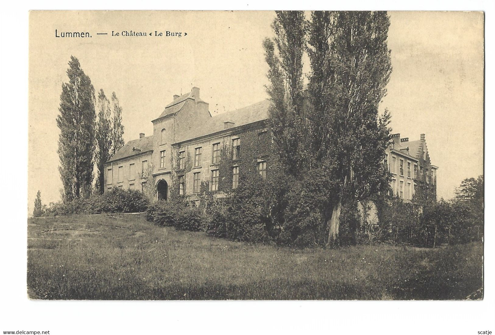 Lummen.  -   Le Château " Le Burg "   -   Naar   Val-St-Lambert - Lummen