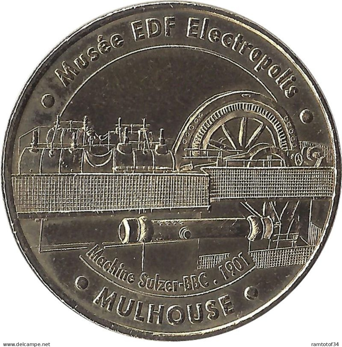 2006 MDP236 - MULHOUSE - Musée EDF Electropolis 1 ( Machine Sulzer) / MONNAIE DE PARIS - 2006