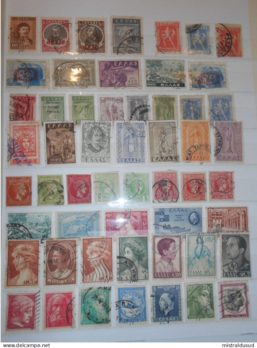 Grece Collection , 50 Timbres Oblitres - Lotes & Colecciones