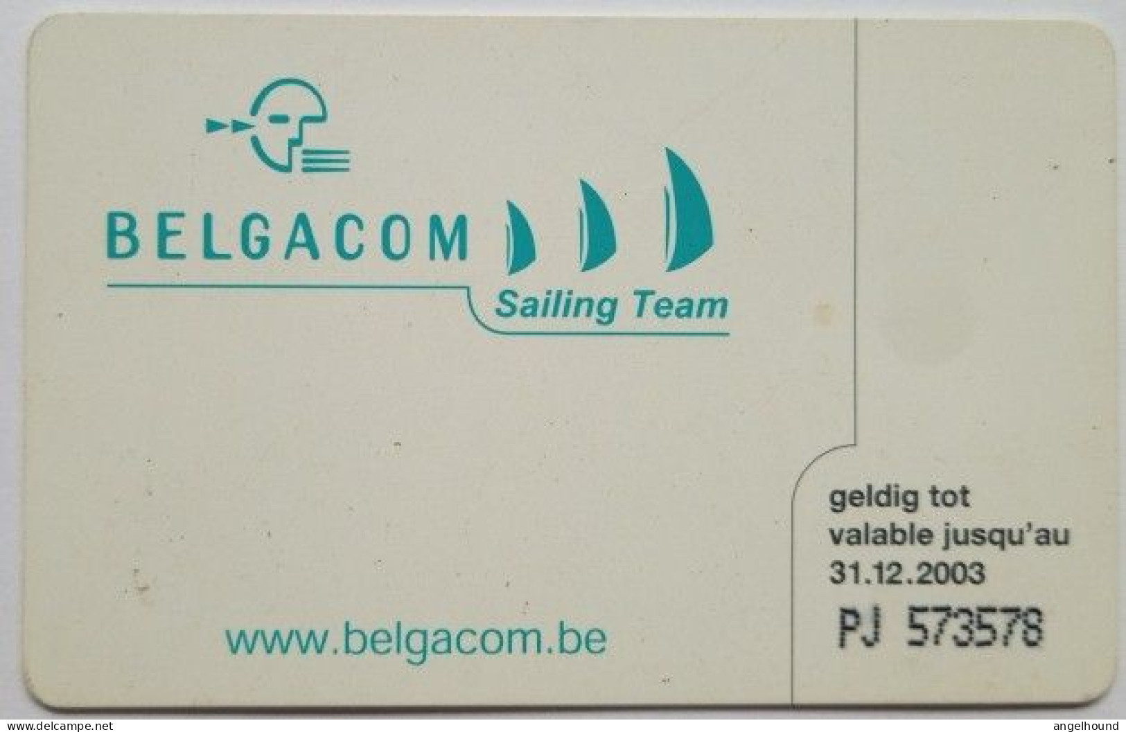 Belgium 200 Belgian Francs - Sailing For Belgium - Avec Puce