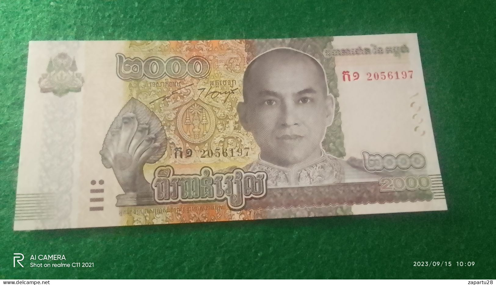 KAMBOÇYA-          2000 RİELS             UNC - Cambodge