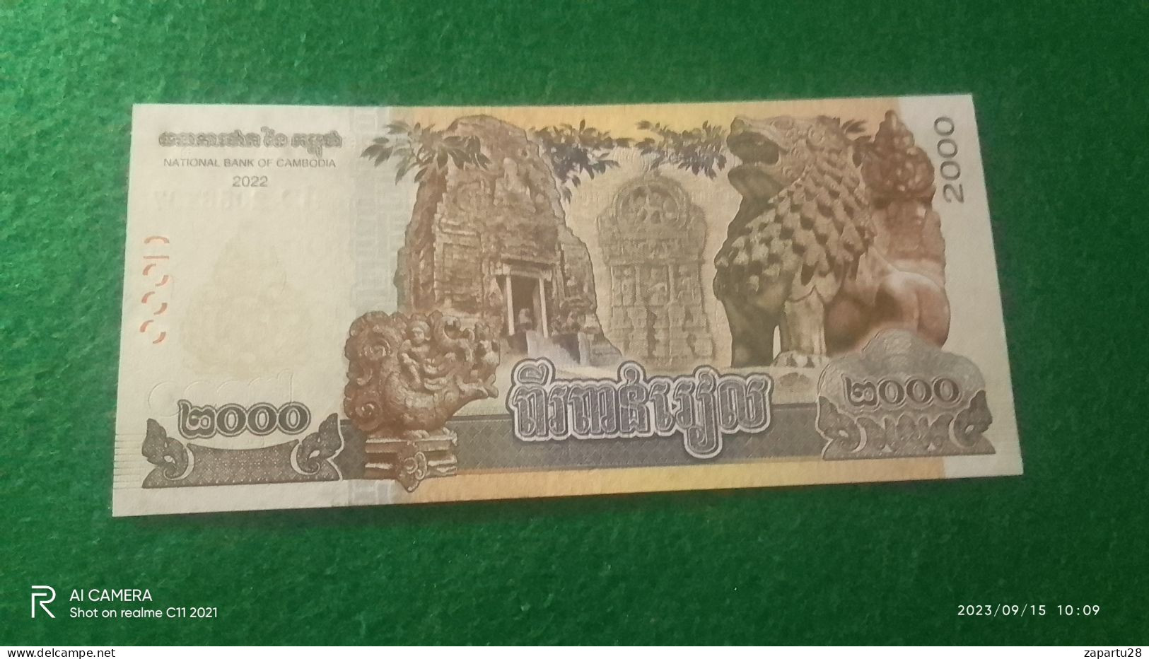 KAMBOÇYA-          2000 RİELS             UNC - Cambodge