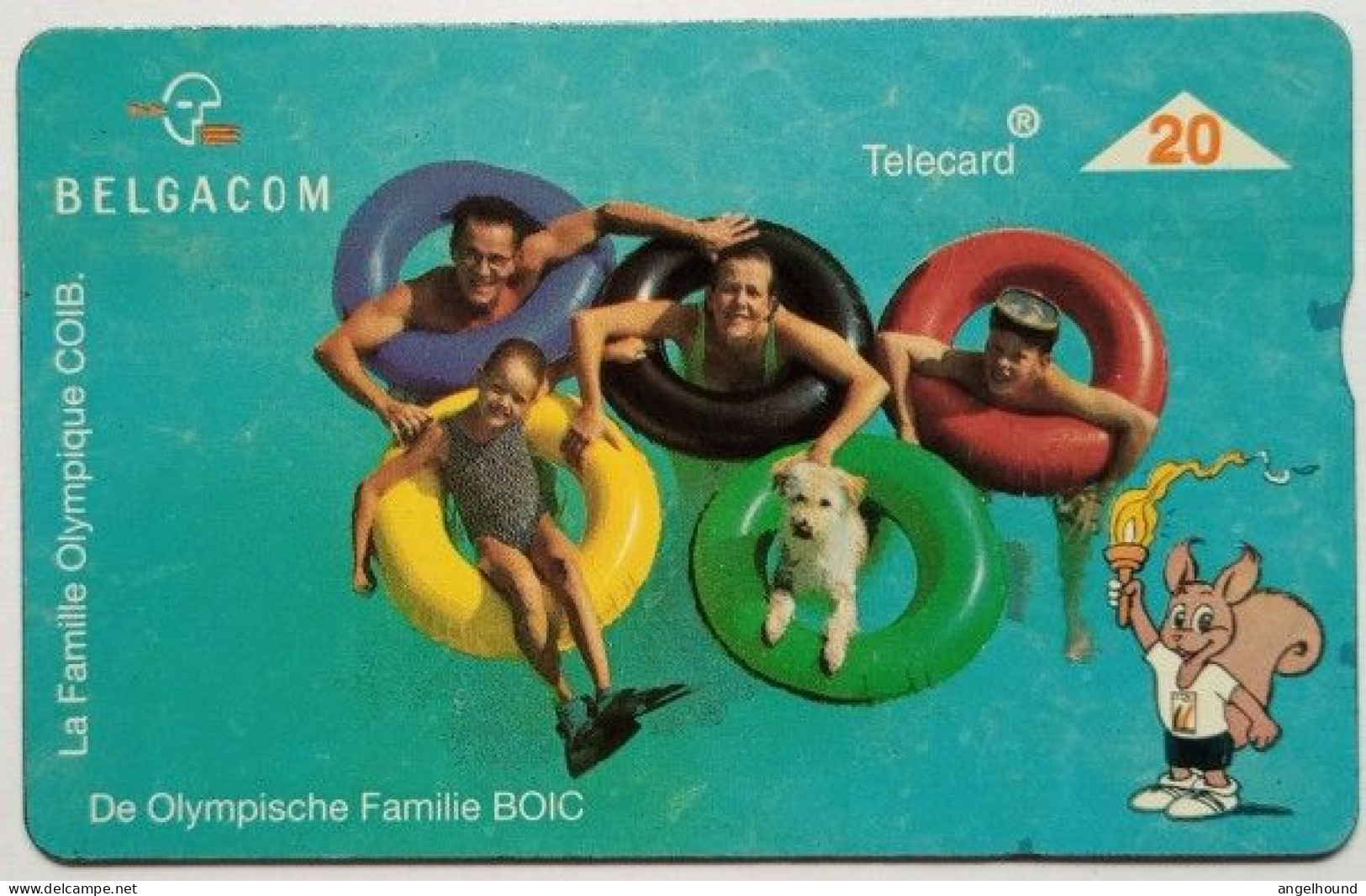 Belgium 20 Units Landis And Gyr - Family Olympic - Sans Puce