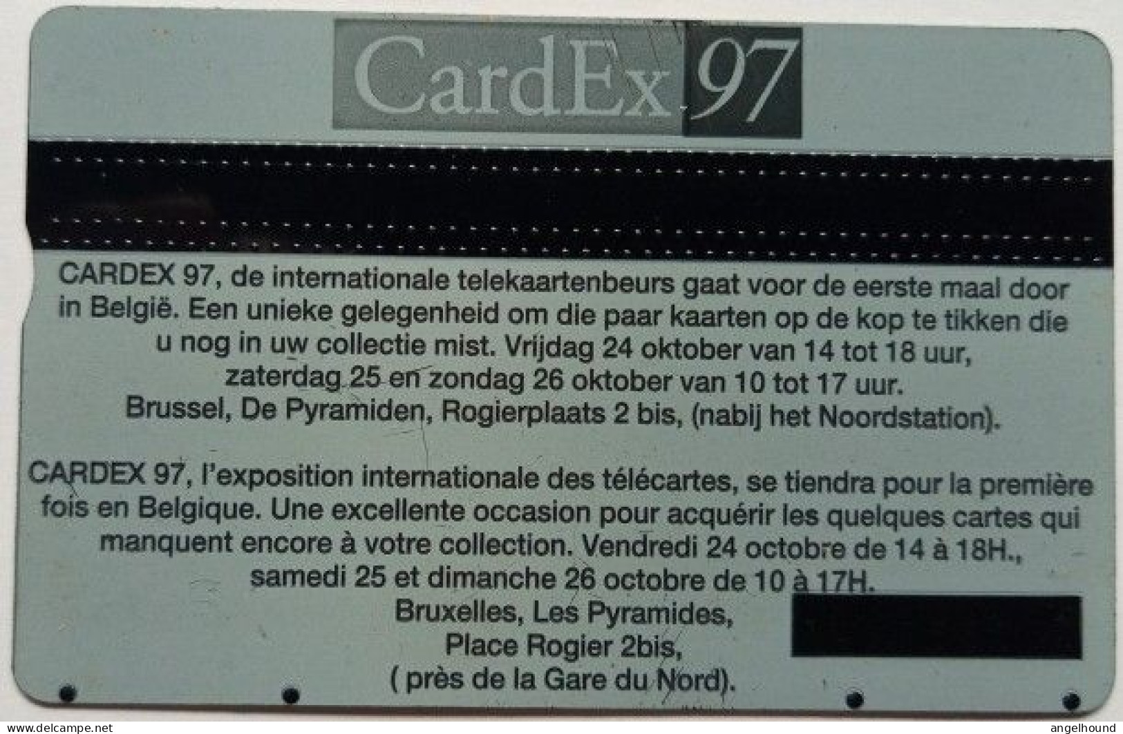 Belgium 20 Units Landis And Gyr - Cardex 97 - Sans Puce