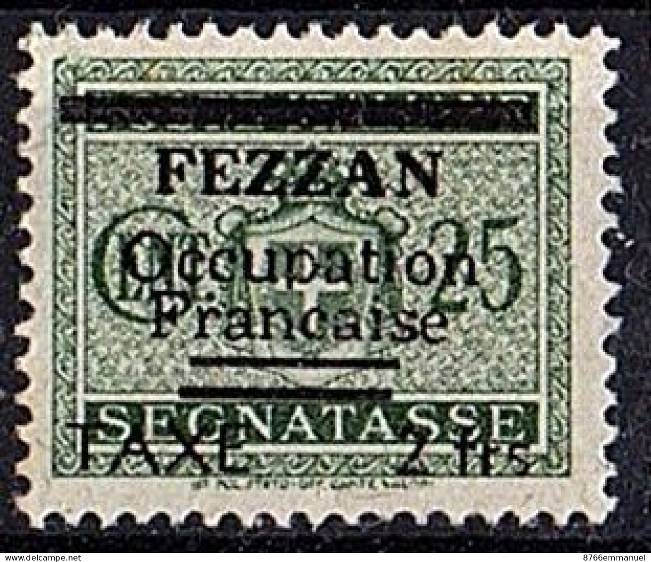 FEZZAN TAXE N°3 N**  Surcharge Fausse - Unused Stamps
