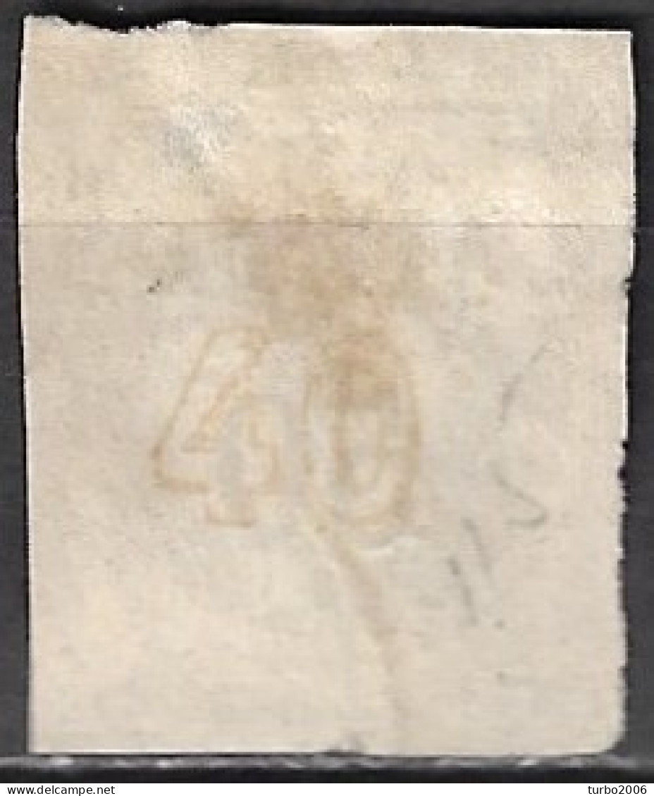GREECE 1900 Overprints On Large Hermes Head 50 L  / 40 L Grey Flesh Narrow Spaced "0" Vl. 147 / H 157 - Gebruikt