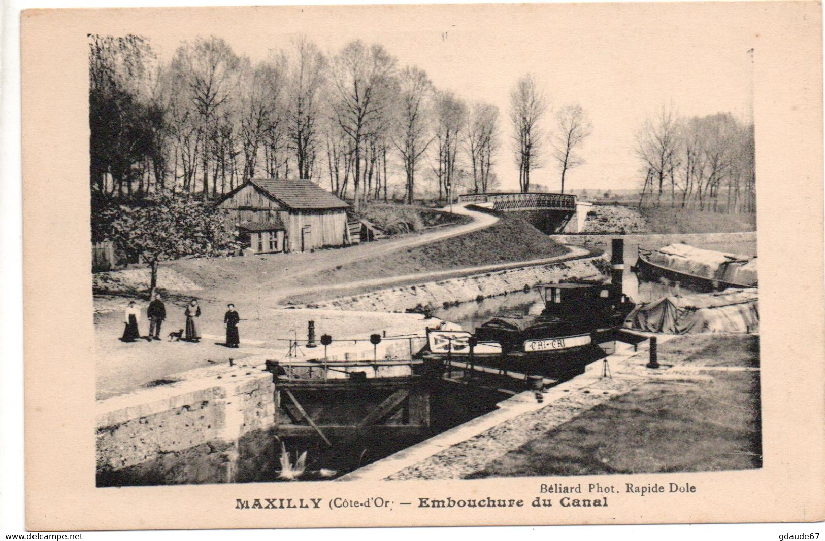 MAXILLY (21) - EMBOUCHURE DU CANAL - Aignay Le Duc