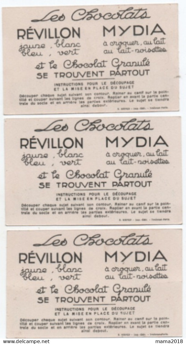 Chocolat Revillon  Lot  8 Images - Revillon